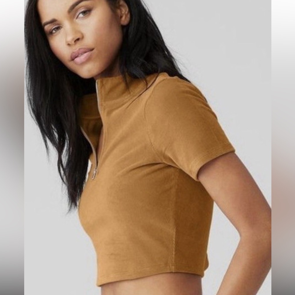 ALO Yoga Micro Corduroy Winter Break Mock Neck - Picture 2 of 6